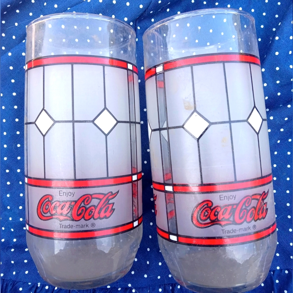 Vintage Coke glasses